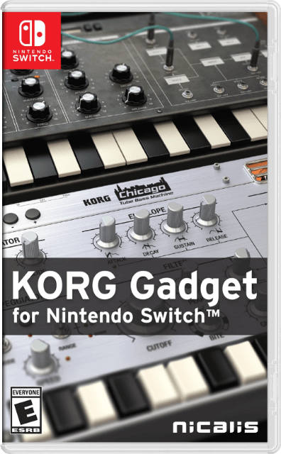 KORG Gadget box art for Nintendo Switch